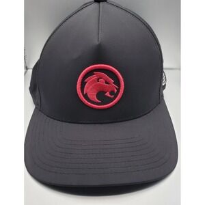 LIV Golf Strapback Hat 110 One Ten 110 Flexfit Tech Cap Black Leigon XIII